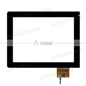 B032-C08002A Digitizer Glass Touch Screen Replacement for 8 Inch MID Tablet PC