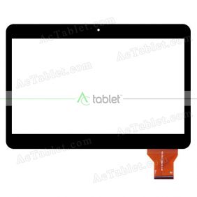 Digitizer Touch Screen Replacement for CMX Aquila 101-1008 2X 3G MTK8312 10.1 Inch Tablet PC