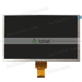 LCD Display Screen Replacement for Polaroid Infinite+ 9 Inch 4Go Noire Blanche Tablet
