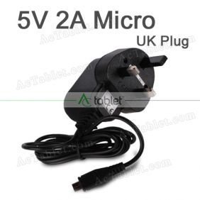 Universal UK Plug 5V 2A Micro USB Wall Charger Adapter Power Supply for Android Tablet PC