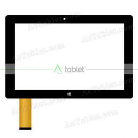 Digitizer Touch Screen Replacement for Fusion5 10" Windows Z3735F Quad Core Windows 10.1 Tablet PC