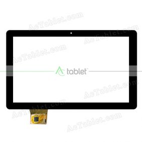 Digitizer Touch Screen Replacement for iDeaUSA iDea10 CT10 Cortex A9 Dual Core 10.1 Inch Tablet PC