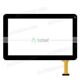 HN 1021-FPC D26XR16 FHX Digitizer Glass Touch Screen Replacement for 10.1 Inch MID Tablet PC