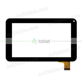 Digitizer Touch Screen Replacement for Point of View TAB-P722E Dual Core 7 Inch Tablet PC