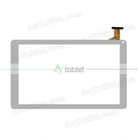 Digitizer Glass Touch Screen Replacement for SPC Glow 9763116B Quad Core 10.1 Inch Tablet PC