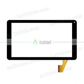 HZYCTP-101626 Digitizer Glass Touch Screen Replacement for 10.1 Inch Tablet PC
