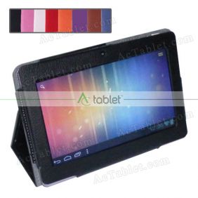 Leather Case Cover Stand for Chromo Inc 7\" Google Android 4.1 1024x600 7 Inch MID Tablet PC
