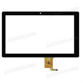 QSD E-C10037-02 Digitizer Touch Screen Replacement for 10.1 Inch Tablet PC
