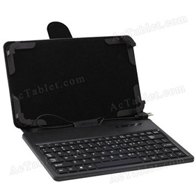 Leather Keyboard & Case for Chuwi VX3 MT6592 Octa Core 7 Inch Tablet PC