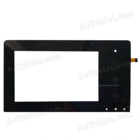 A11020700136_V01 UMTC Touch ZX1301 70WAN01 Digitizer Glass Touch Screen Replacement
