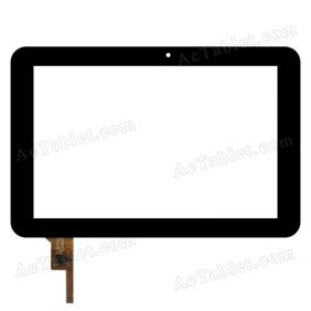 RS10F283_V1.0 Digitizer Glass Touch Screen Replacement for 10.1 Inch MID Tablet PC