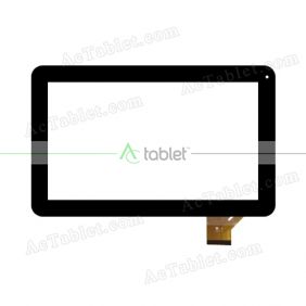 YJ099FPC-V1 Digitizer Glass Touch Screen Replacement for 10.1 Inch MID Tablet PC