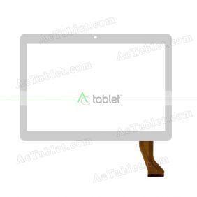 Digitizer Touch Screen Replacement for Y-tt103g16 Tablette 4G 9.6 pouces Dual SIM Quad Core 16Go Blanc