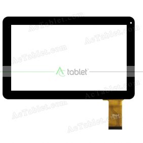 WJ1006A-FPC-V2.0 Digitizer Glass Touch Screen Replacement for 10.1 Inch MID Tablet PC