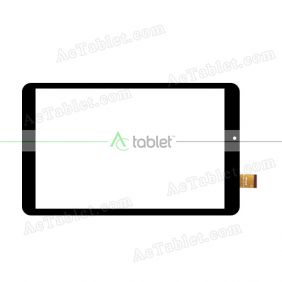 WJ1366-FPC V1.0 Digitizer Glass Touch Screen Replacement for 10.1 Inch MID Tablet PC