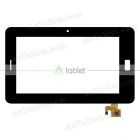 TOPSUN-C7051-AP Digitizer Glass Touch Screen Replacement for 7 Inch MID Tablet PC