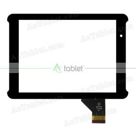 AT-C80358 KDX Digitizer Glass Touch Screen Replacement for 8 Inch MID Tablet PC