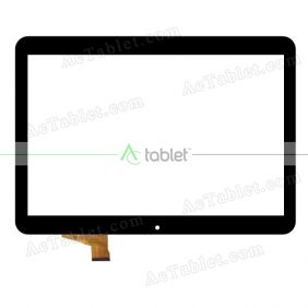 MF-867-101F-3 Digitizer Glass Touch Screen Replacement for 10.1 Inch MID Tablet PC
