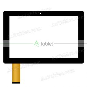Digitizer Touch Screen Replacement for Smartab 2-in-1 ST1009X Atom X3 Quad Core 10.1 Inch Tablet PC