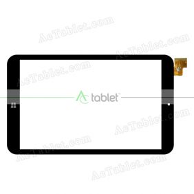 RP-472A-8.0-FPC-A1 SLR Digitizer Glass Touch Screen Replacement for 8 Inch MID Tablet PC