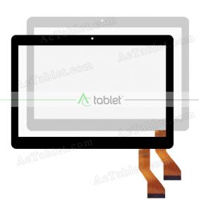 HN1088-FPC-V1 Digitizer Glass Touch Screen Replacement for 10.1 Inch MID Tablet PC