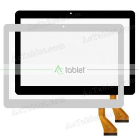 MJK-0957 FPC Digitizer Glass Touch Screen Replacement for 10.1 Inch MID Tablet PC