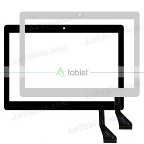 ANGSCTP-101289A Digitizer Glass Touch Screen Replacement for 10.1 Inch MID Tablet PC