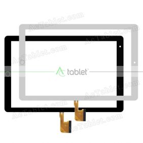 QSF-PG1003-FPC-V01 Digitizer Glass Touch Screen Replacement for 10.1 Inch MID Tablet PC