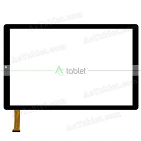 DH-10374A1-GG-FPC854 Digitizer Glass Touch Screen Replacement for 10.1 Inch MID Tablet PC