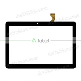 CX18D-061-FPC-002-V02 Digitizer Glass Touch Screen Replacement for 10.1 Inch MID Tablet PC