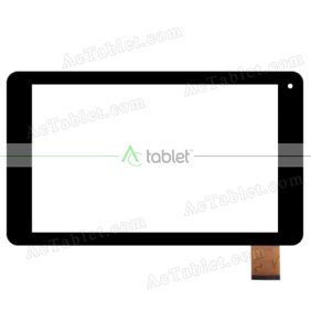 HC101PG6331B-V01 FPC Digitizer Glass Touch Screen Replacement for 10.1 Inch MID Tablet PC