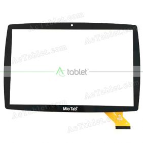H06.5573.001 Digitizer Glass Touch Screen Replacement for 10.1 Inch Mio Tab Tablet PC