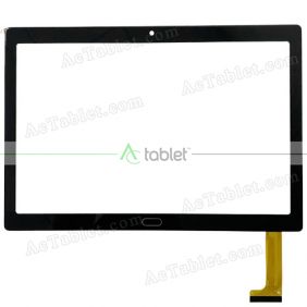 CX173D FPC-V03 Digitizer Glass Touch Screen Replacement for 10.1 Inch MID Tablet PC