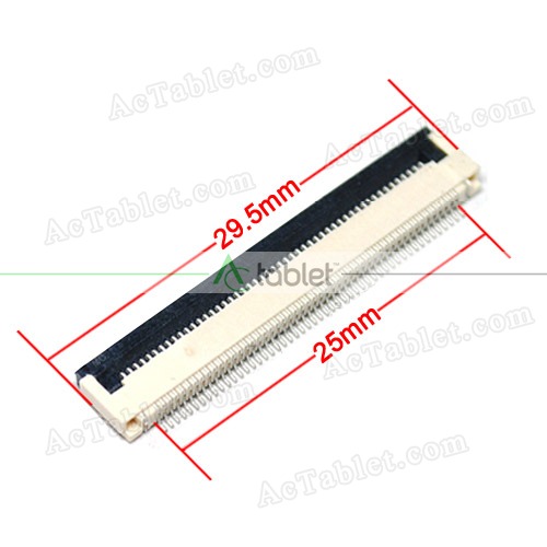 50Pin 0.5mm Pitch FPC Connector Socket